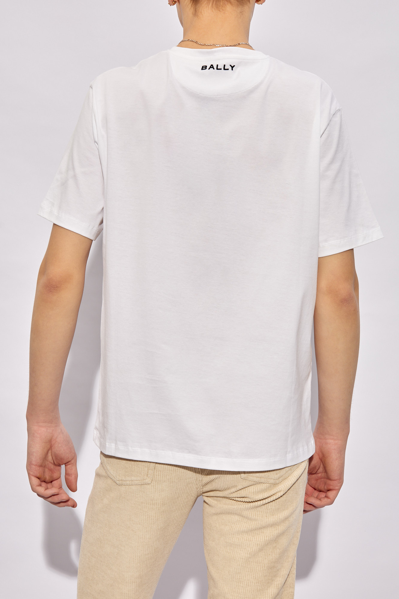 【送料&関税込】Bally T-shirt In White Cotton 42631684-1_2.jpg